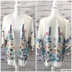 💚L.A. HEARTS Floral Kimono